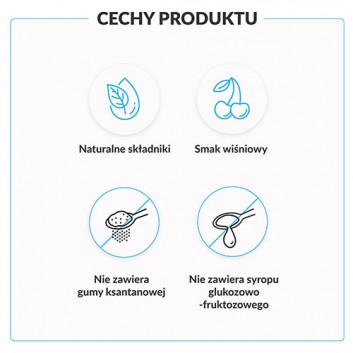Pelavo Nos i Zatoki syrop dla dzieci 3+ o smaku wiśniowym 120 ml