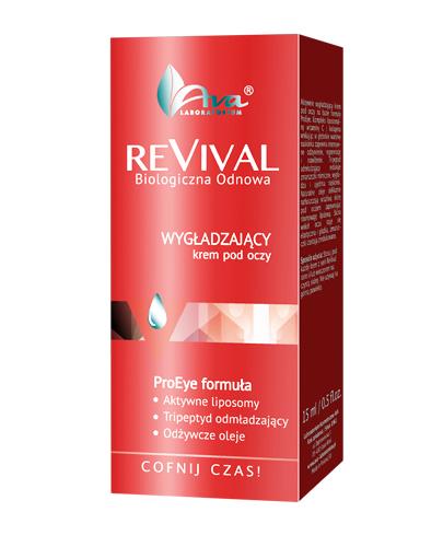 AVA REVIVAL Wygładzający krem pod oczy - 15 ml - cena, opinie, właściwości zdjęcie
