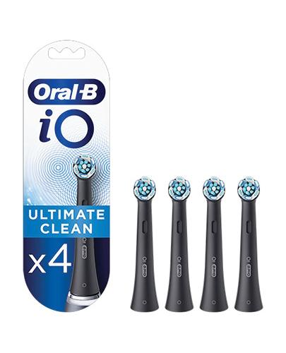 Oral-B iO Ultimate Clean Black Końcówki do szczoteczki elektrycznej, 4 sztuki zdjęcie