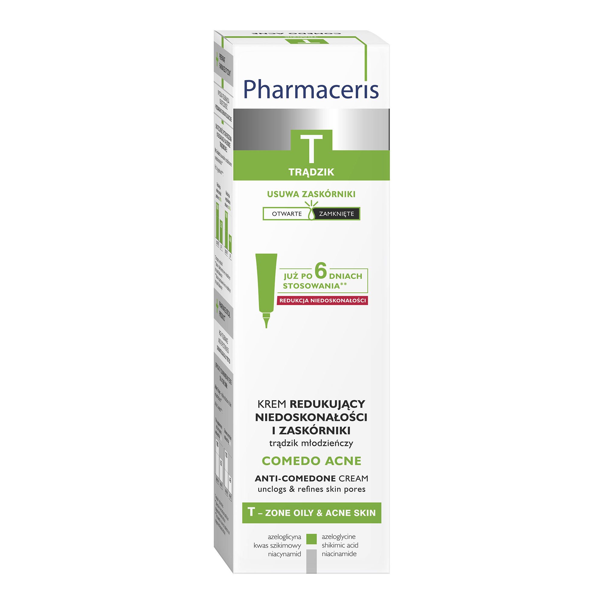 PHARMACERIS T COMEDO ACNE, krem przeciw zaskórnikom, 40 ml zdjęcie