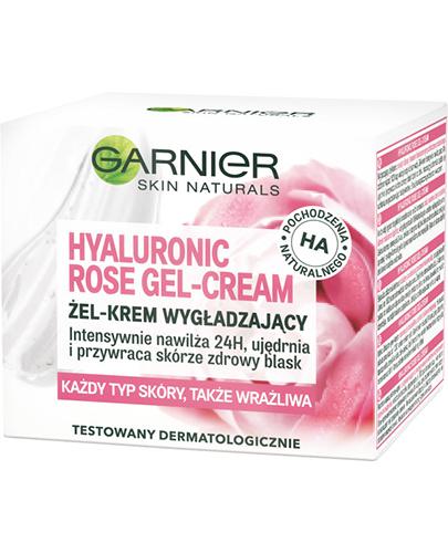 Garnier Skin Naturals Hyaluronic Rose Żel-krem wygładzający - 50 ml - cena, opinie, wskazania zdjęcie
