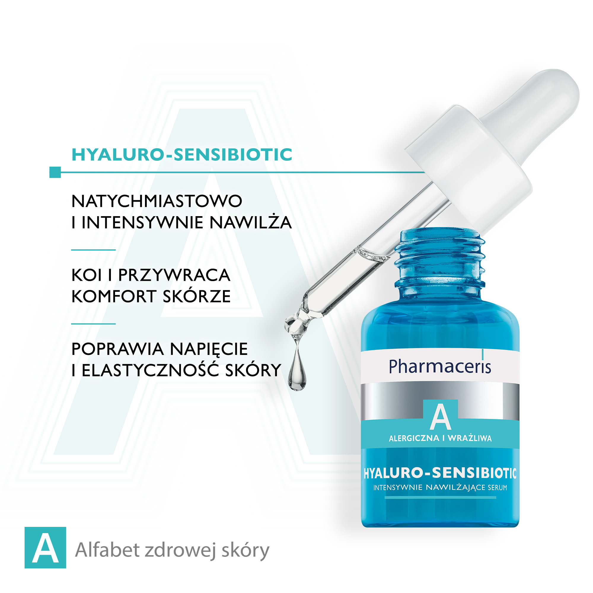 Pharmaceris A Hyaluro-Sensibiotic, serum intensywnie nawilżające, 30 ml