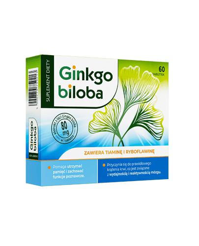 Ginkgo Biloba 60, tabletek zdjęcie