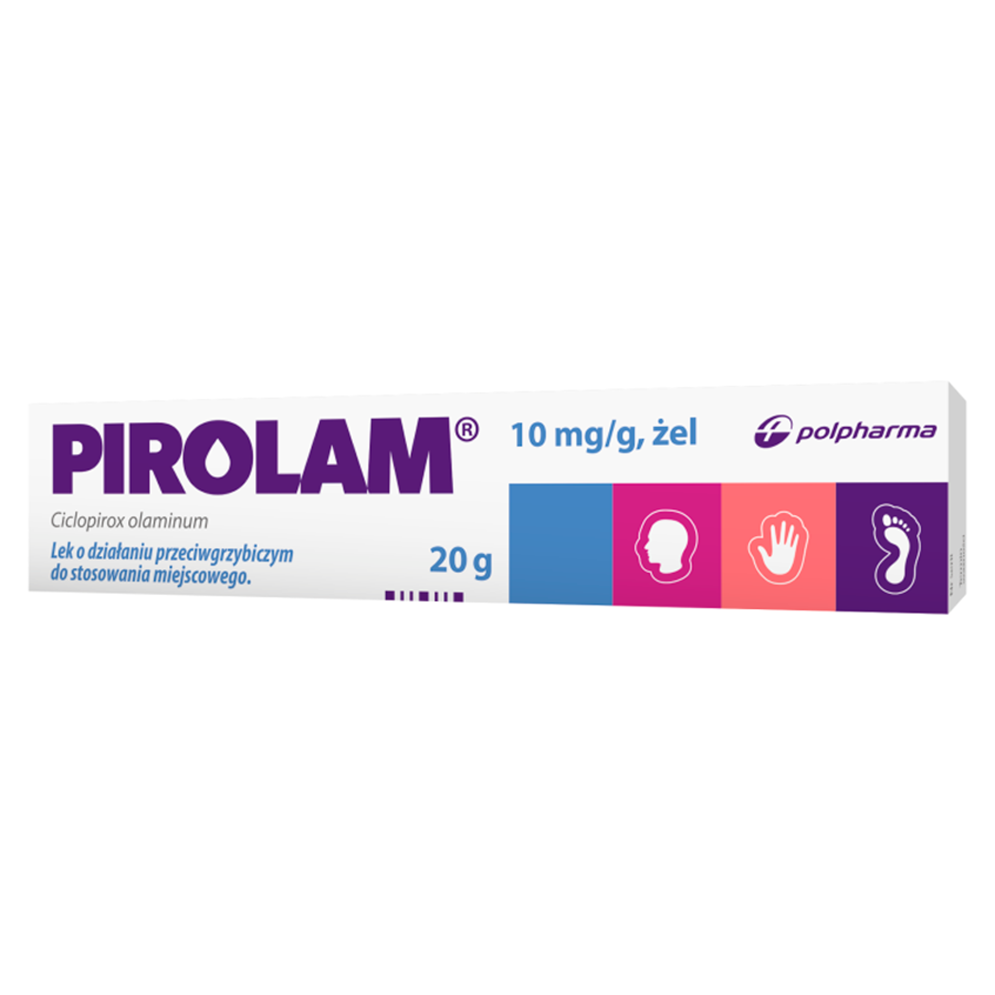 Pirolam 10 mg/g żel przeciwgrzybiczy na skórę 20 g zdjęcie