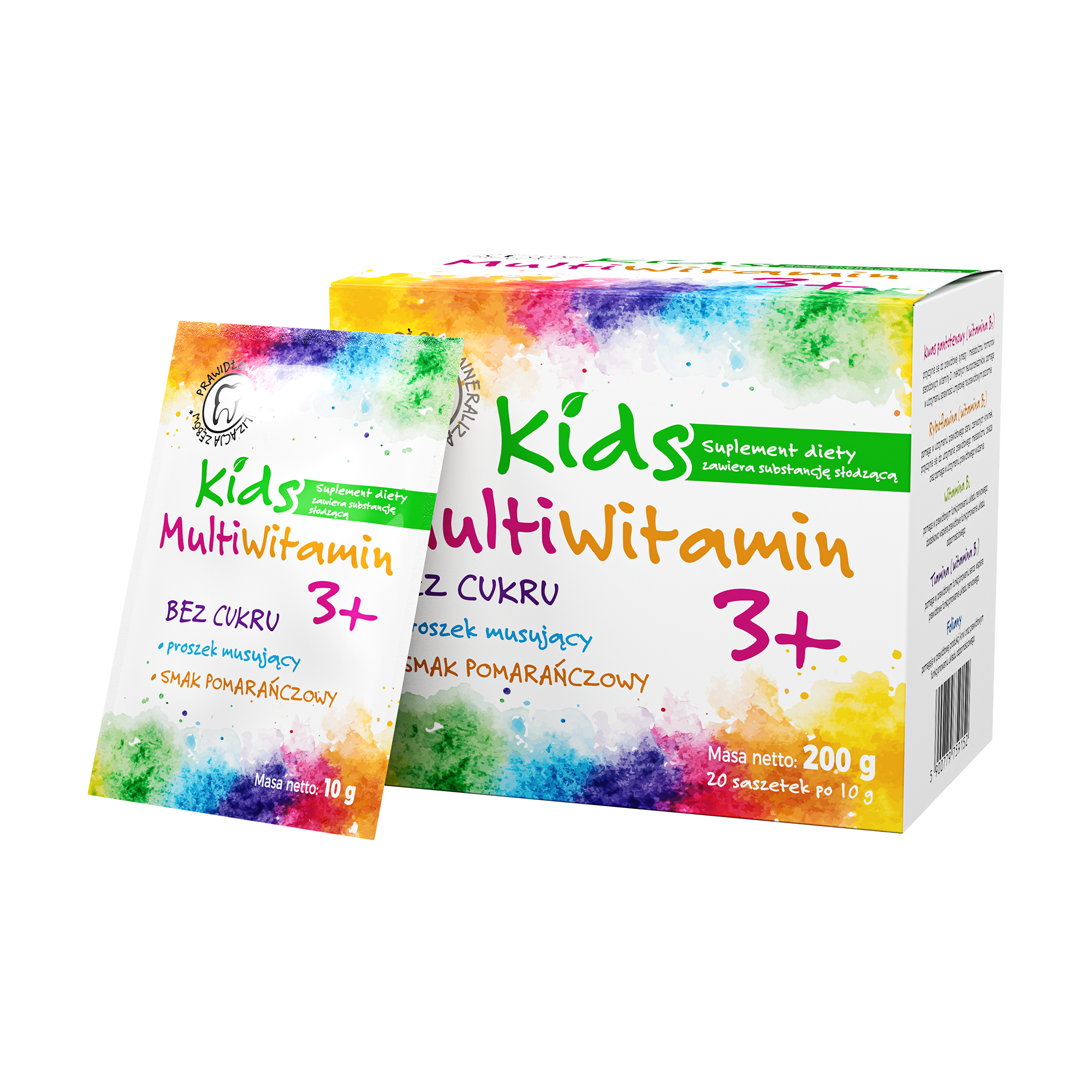 Kids Multiwitamin 3+, saszetki, 20 sztuk