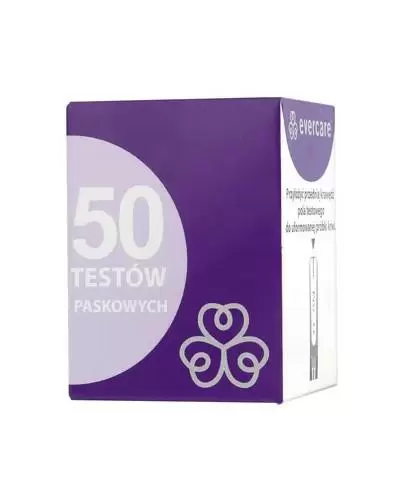 Evercare paski testowe 50 sztuk zdjęcie