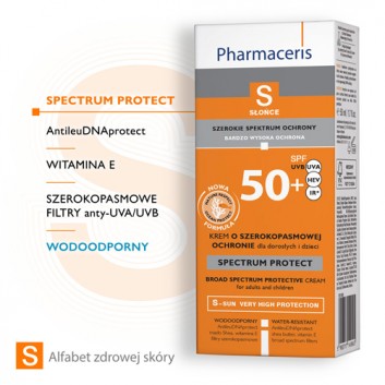 Pharmaceris S Spectrum Protect krem o szerokopasmowej ochronie SPF 50+ 50 ml