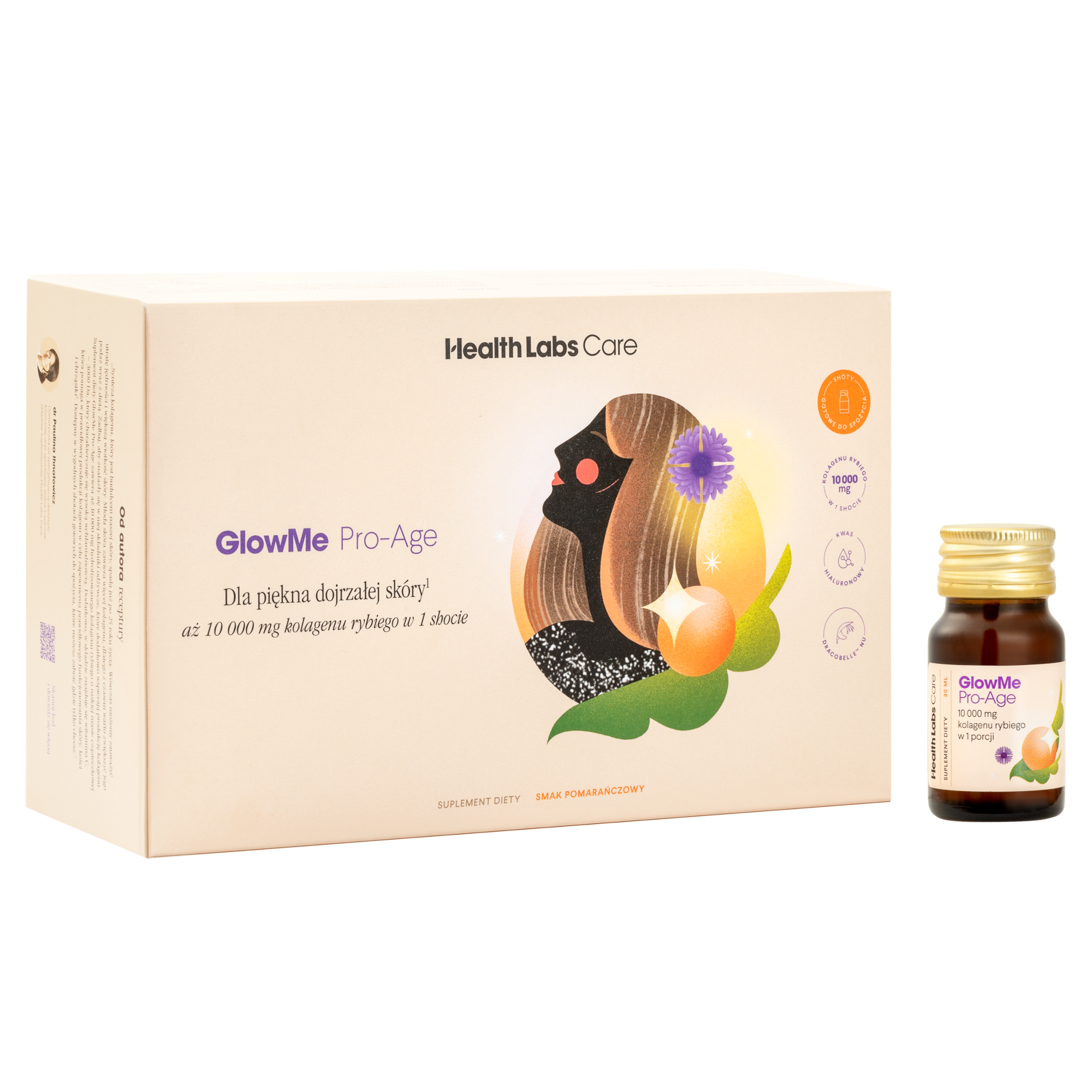 Health Labs Care, GlowMe, smak ananas-mango, saszetki, 30 sztuk