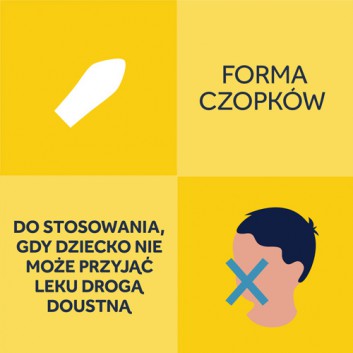 Nurofen dla dzieci ibuprofen 125 mg czopki, 10 sztuk