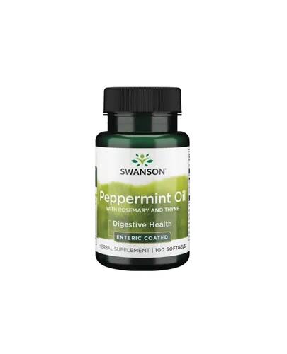 SWANSON Peppermint Oil Combination, kapsułki, 100 sztuk zdjęcie