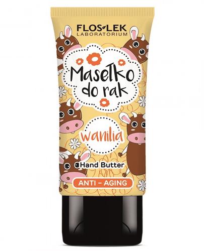 Flos-lek Masełko do rąk anti-aging wanilia - 50 ml Wygładzający krem do rąk - cena, opinie, stosowanie zdjęcie