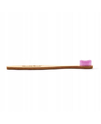 Humble Brush Szczoteczka bambusowa fiolet medium - 1 szt. - cena, opinie, właściwości zdjęcie