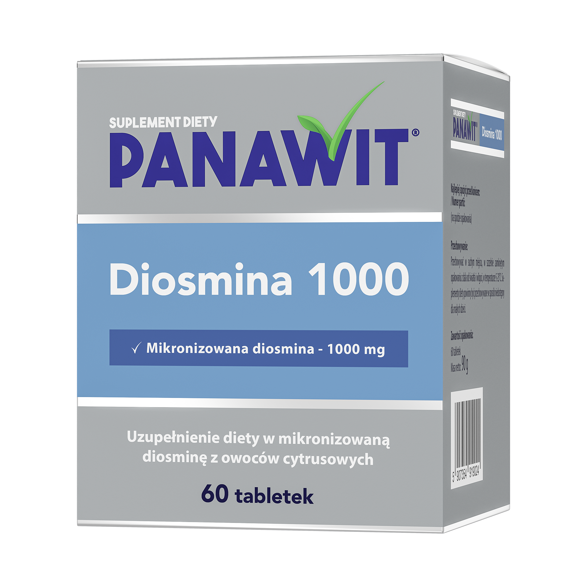 Panawit, Diosmina 1000, tabletki, 60 sztuk