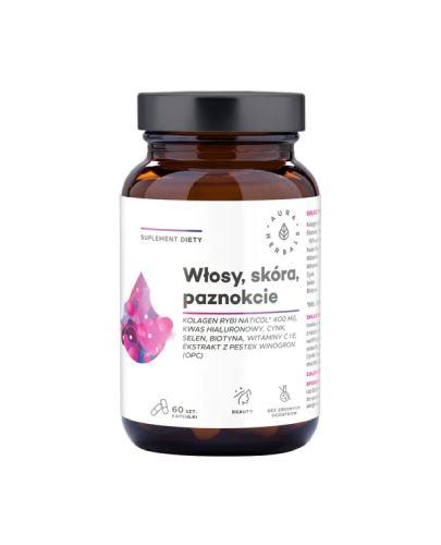 Kolagen Rybi NatiCol Włosy, Skóra, Paznokcie 60 kapsułek zdjęcie
