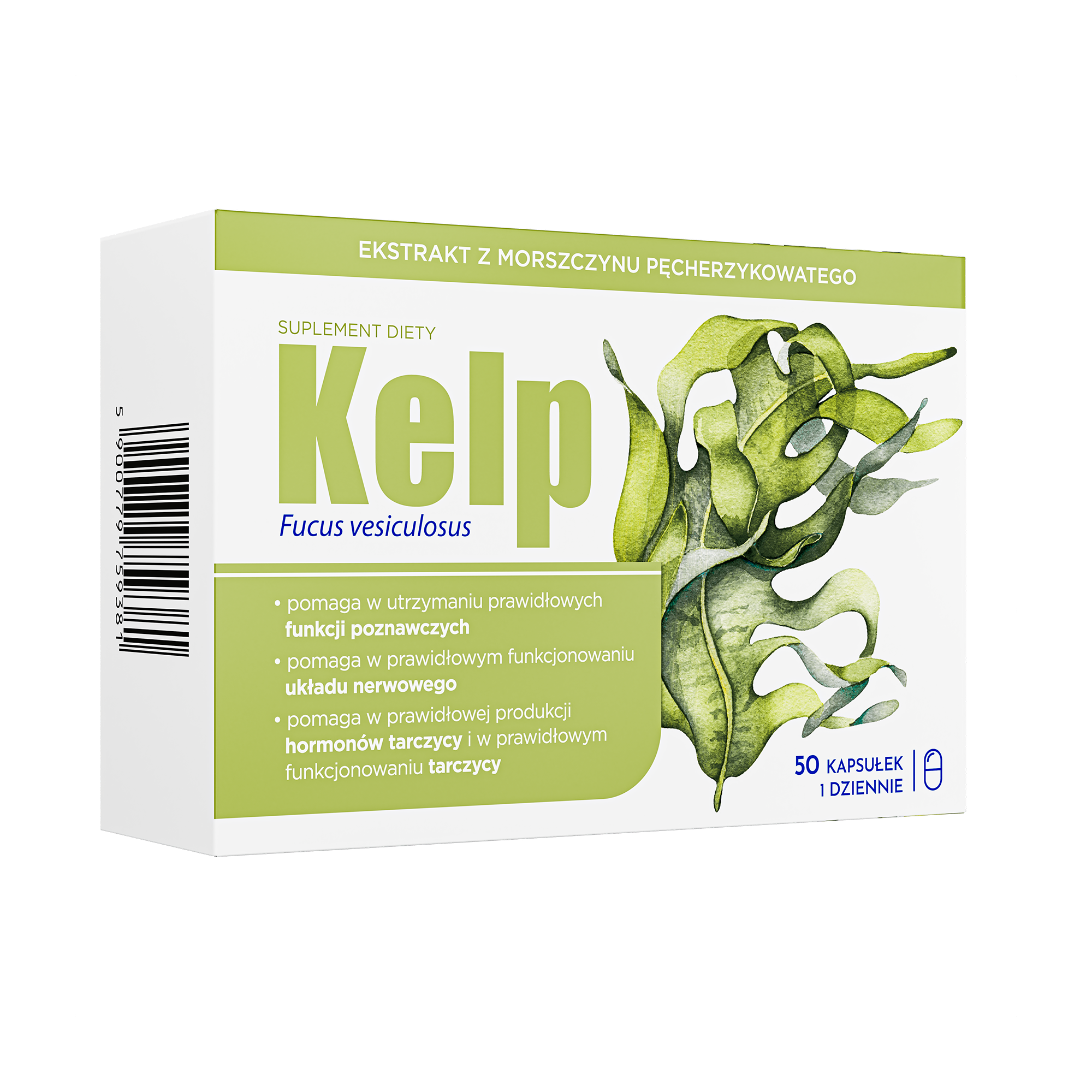 Kelp, kapsułki, 50 sztuk