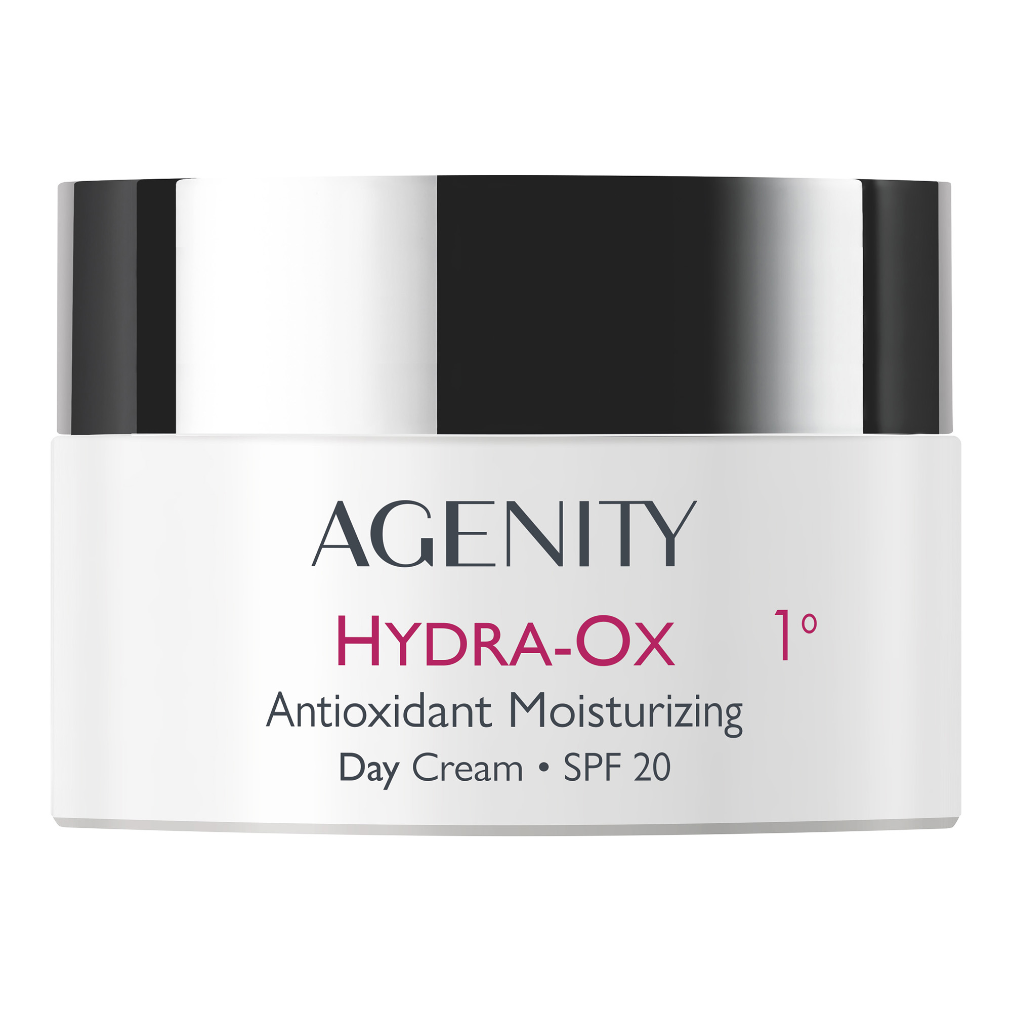 Agenity Hydra-Ox 1°, Krem nawilżający antyoksydacyjny na dzień SPF 20, 50 ml