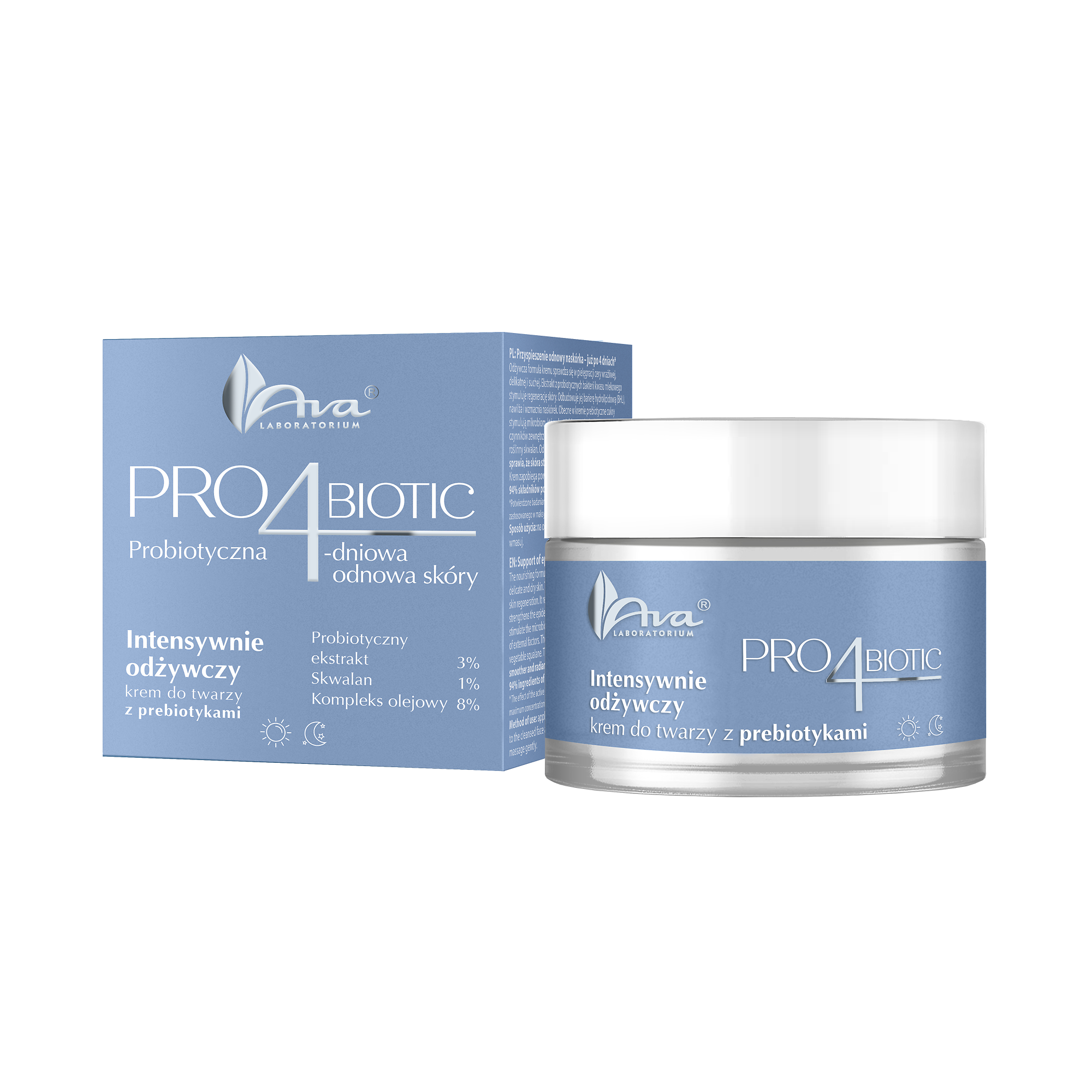 Ava Pro4biotic, intensywnie odżywczy krem do twarzy, 50 ml zdjęcie