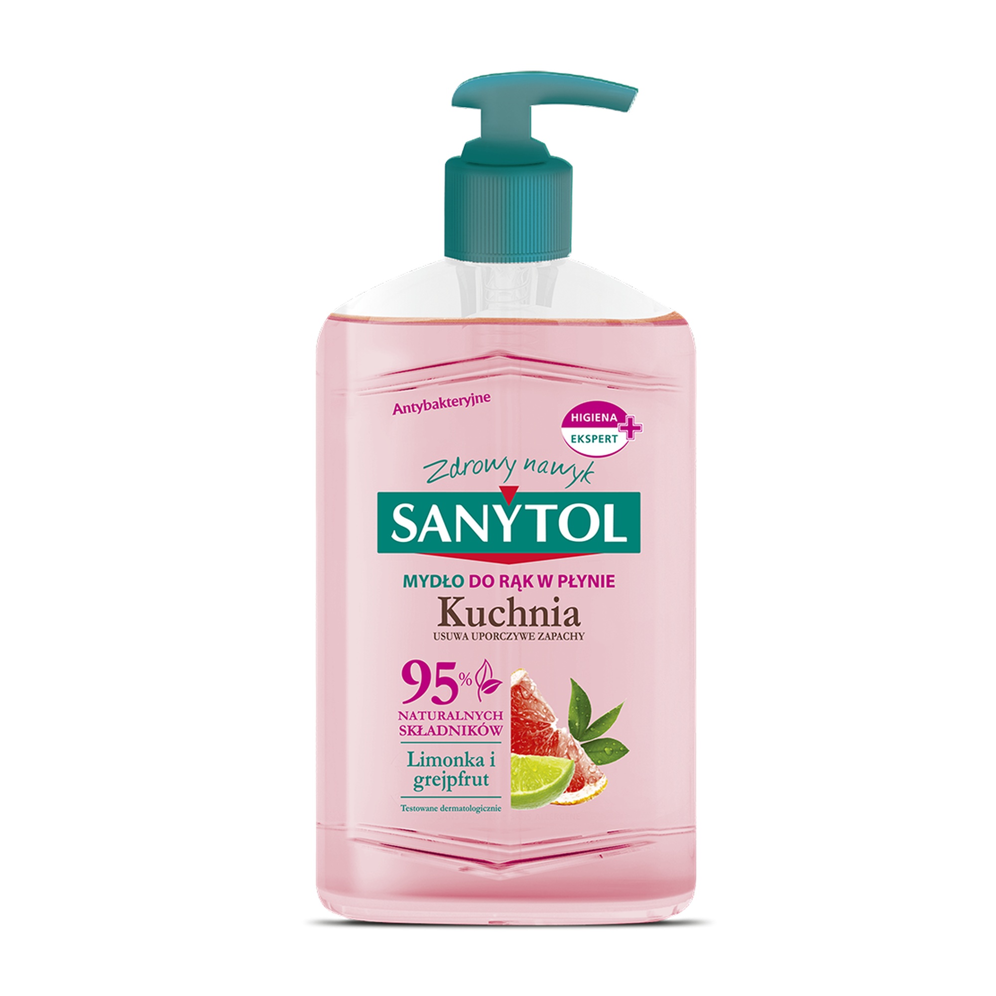 Sanytol Kuchnia mydło antybakteryjne do rąk, grapefruit i limonka, 250 ml zdjęcie