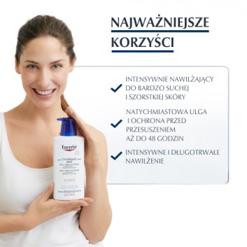 Eucerin UreaRepair PLUS Emulsja do ciała z 10% Mocznikiem do skóry bardzo suchej i szorstkiej, 400 ml, cena, opinie, wskazania