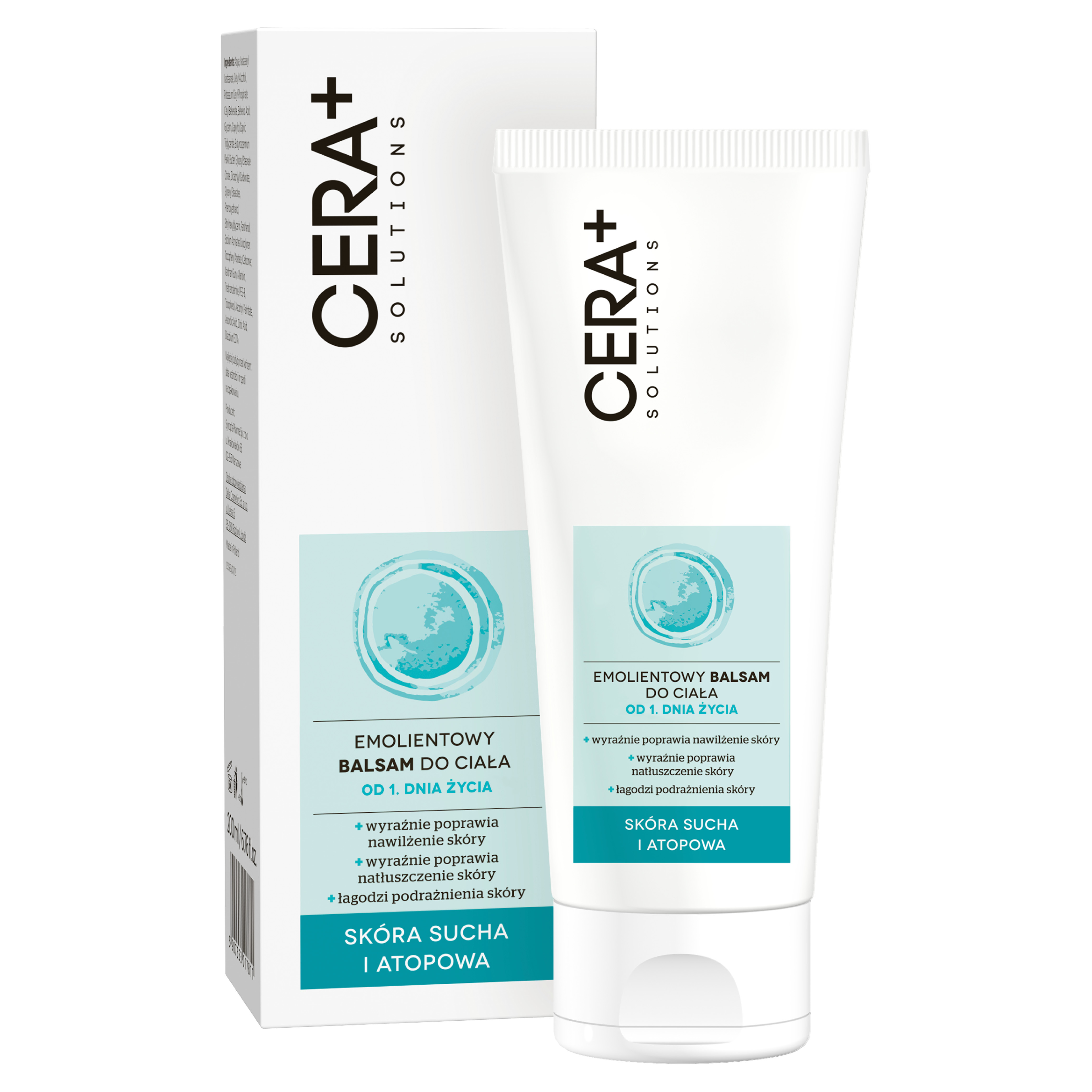 Cera+ Solutions emolientowy balsam do ciała dla dzieci 1m+ 200 ml zdjęcie