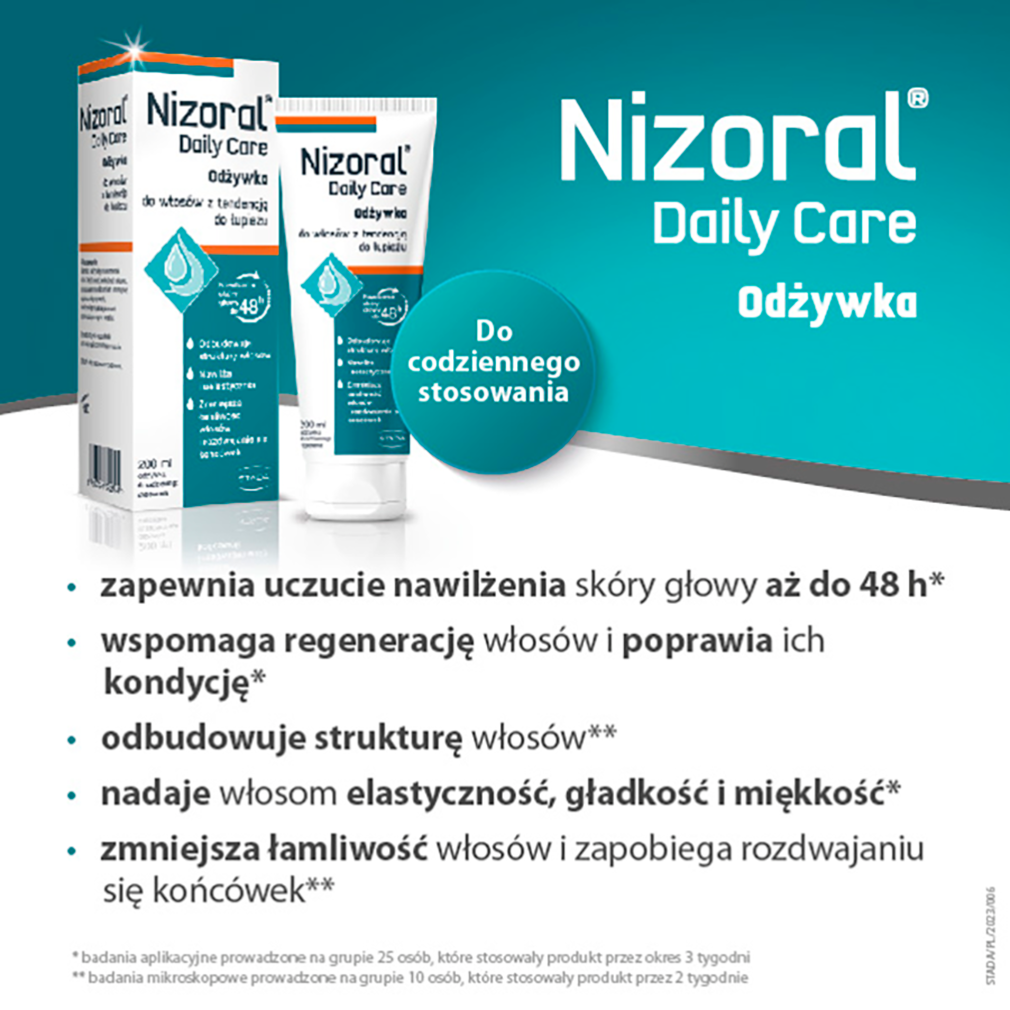 Nizoral Daily Care odżywka do włosów z tendencją do łupieżu 200 ml