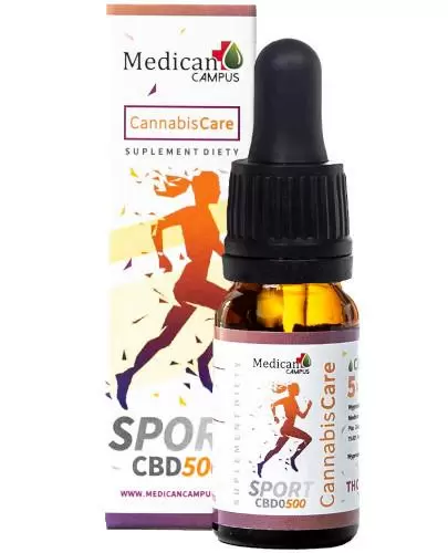 Medican Campus olej konopny Sport CBD 500 10 ml zdjęcie