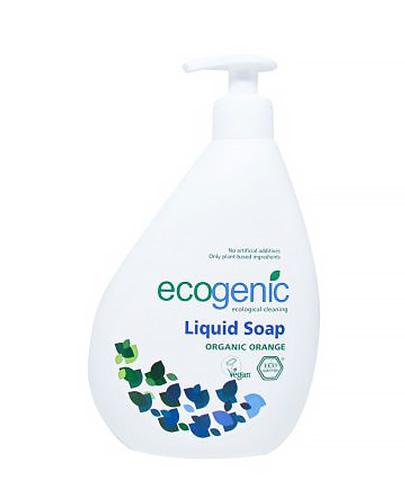 Ecogenic, Ekologiczne Mydło do rąk w płynie z pompką, Pomarańcza, 500 ml zdjęcie