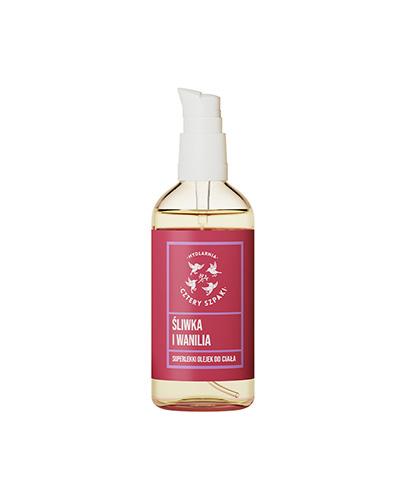 Mydlarnia Cztery Szpaki Superlekki olejek do ciała Śliwka + Wanilia - 100 ml  zdjęcie