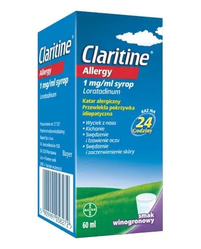 Claritine Allergy smak winogronowy, 60 ml zdjęcie