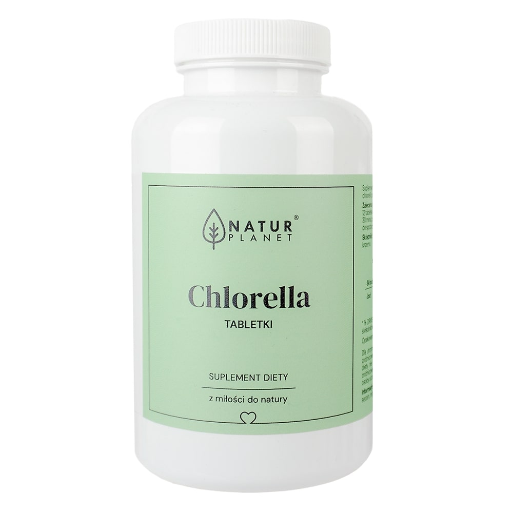 NATUR PLANET Chlorella w tabletkach - 250 g zdjęcie