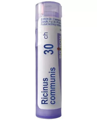 BOIRON Ricinus communis 30 CH granulki 4 g zdjęcie