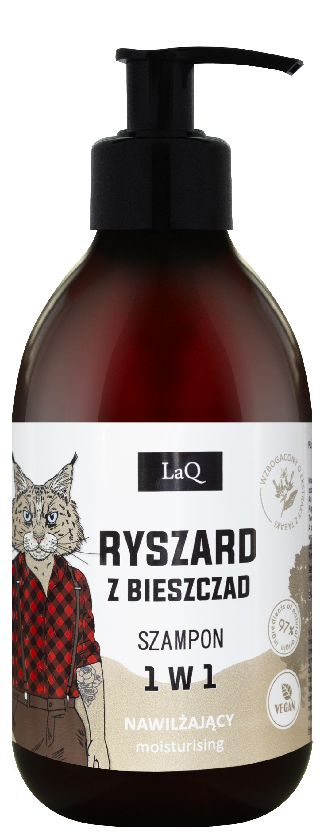 LaQ Ryś Szampon dla facetów 1w1, 300 ml zdjęcie