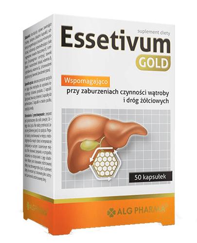 ESSETIVUM GOLD, 50 kaps. Na zdrową wątrobę  - cena, opinie, właściwości zdjęcie