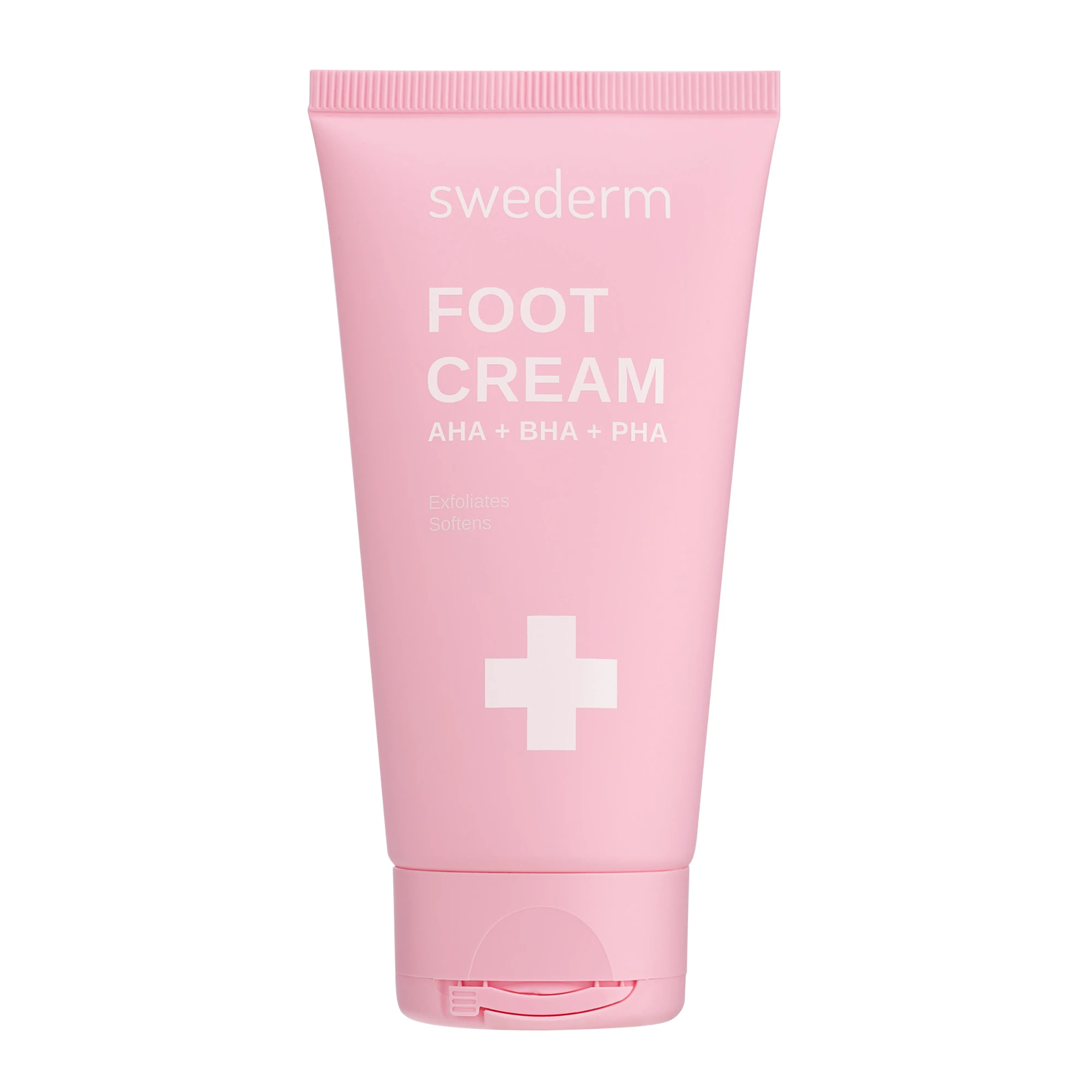 Swederm Foot Cream złuszczający krem do stóp z kwasami AHA, BHA, PHA i alantoiną, 75 ml