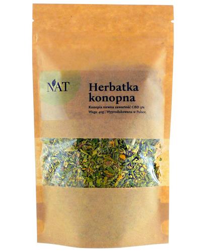 NAT Herbatka konopna CBD 3% - 40 g - cena, opinie, właściwości zdjęcie