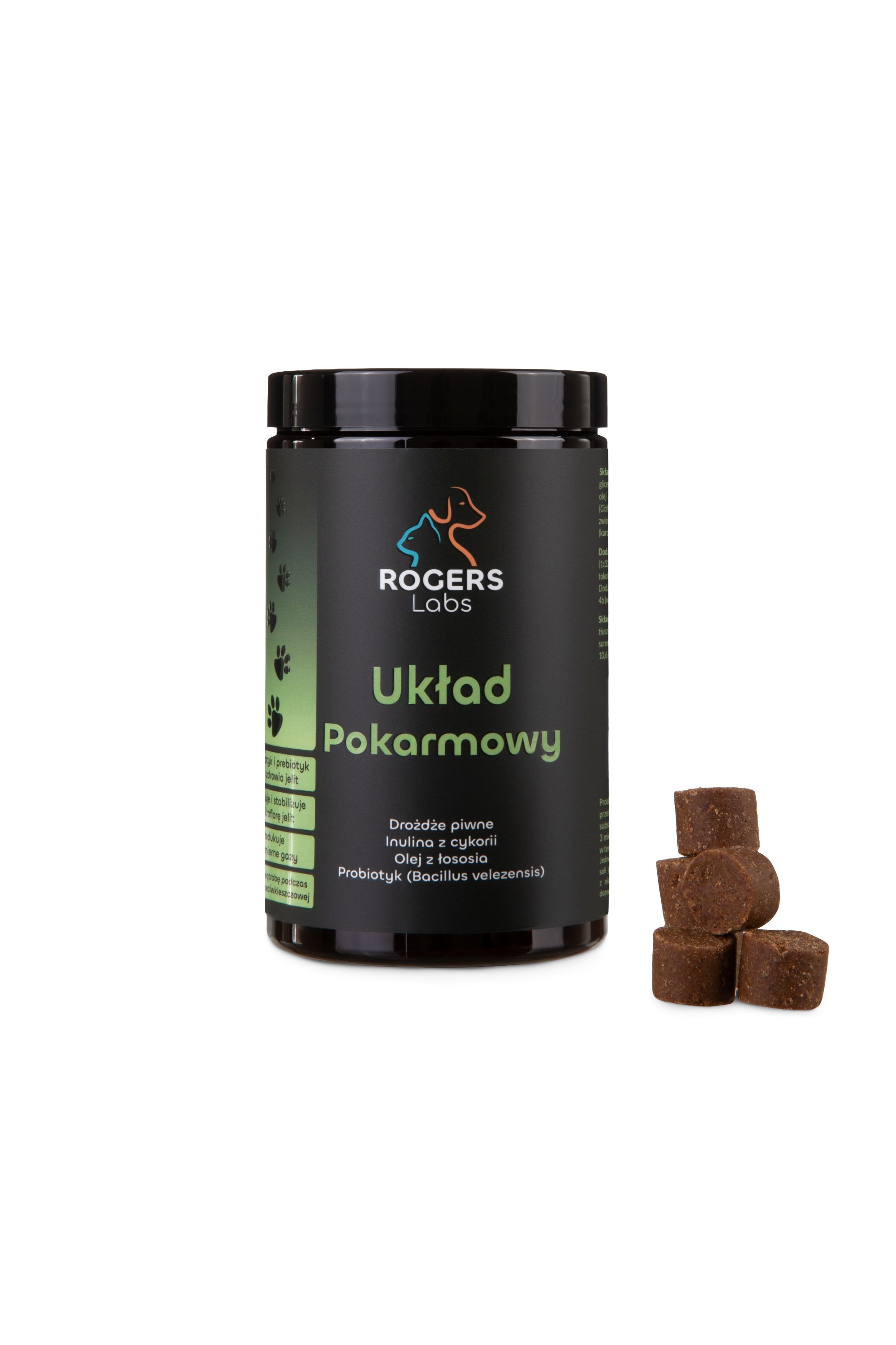 Rogers Labs, Układ Pokarmowy, kąski dla psa, 60 sztuk zdjęcie