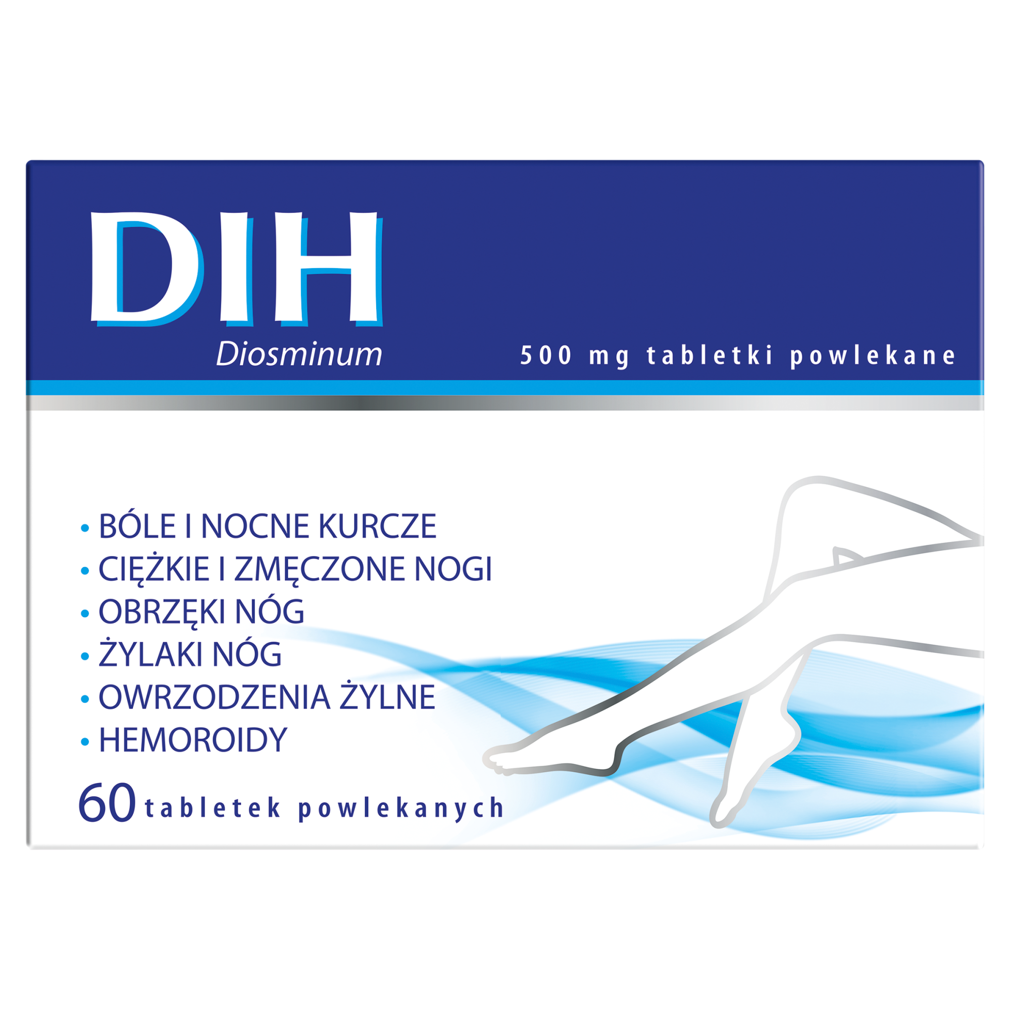 DIH, 500 mg, tabletki powlekane, 60 sztuk zdjęcie