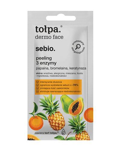 Tołpa Dermo Face Sebio peeling 3 enzymy 8 ml zdjęcie