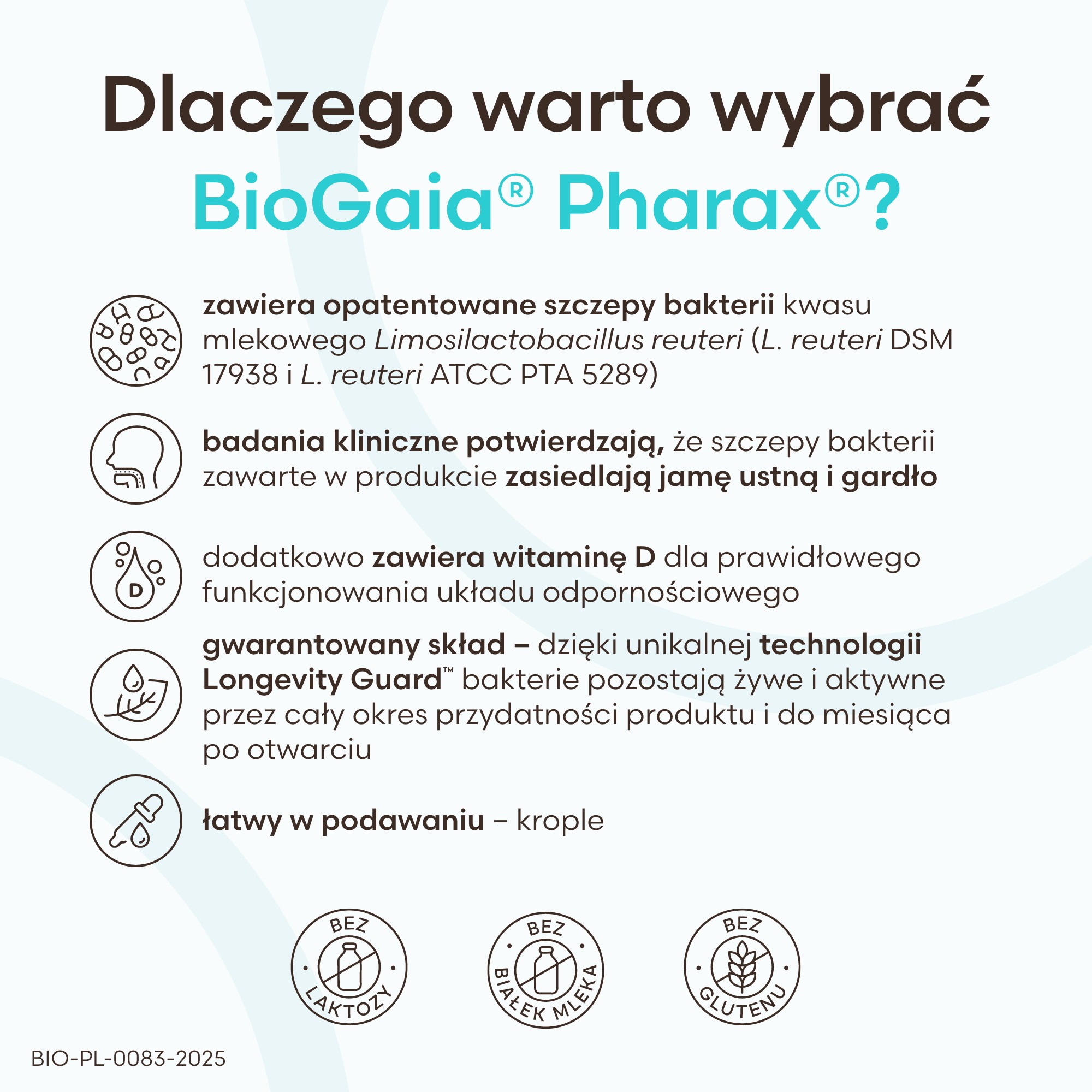 Biogaia Pharax, krople, 5 ml