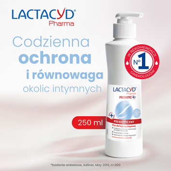 Lactacyd Pharma Prebiotic+, płyn do higieny intymnej, 250 ml
