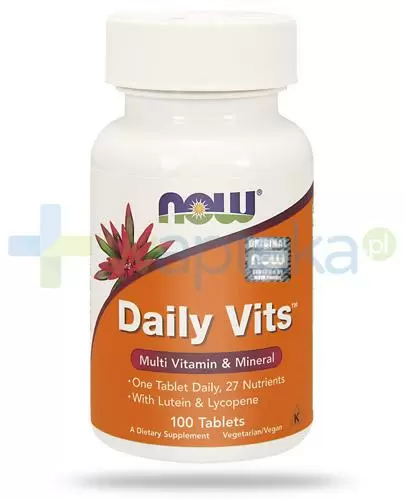 NOW Foods Daily Vit’s kompleks witaminowo-mineralny 100 tabletek zdjęcie