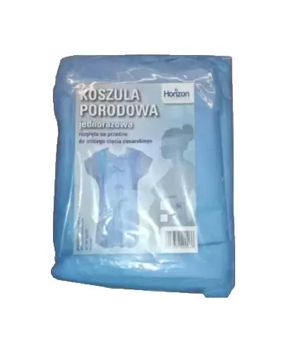 Horizon koszula porodowa jednorazowa do zabiegu cięcia cesarskiego rozmiar L-XL 1 sztuka zdjęcie