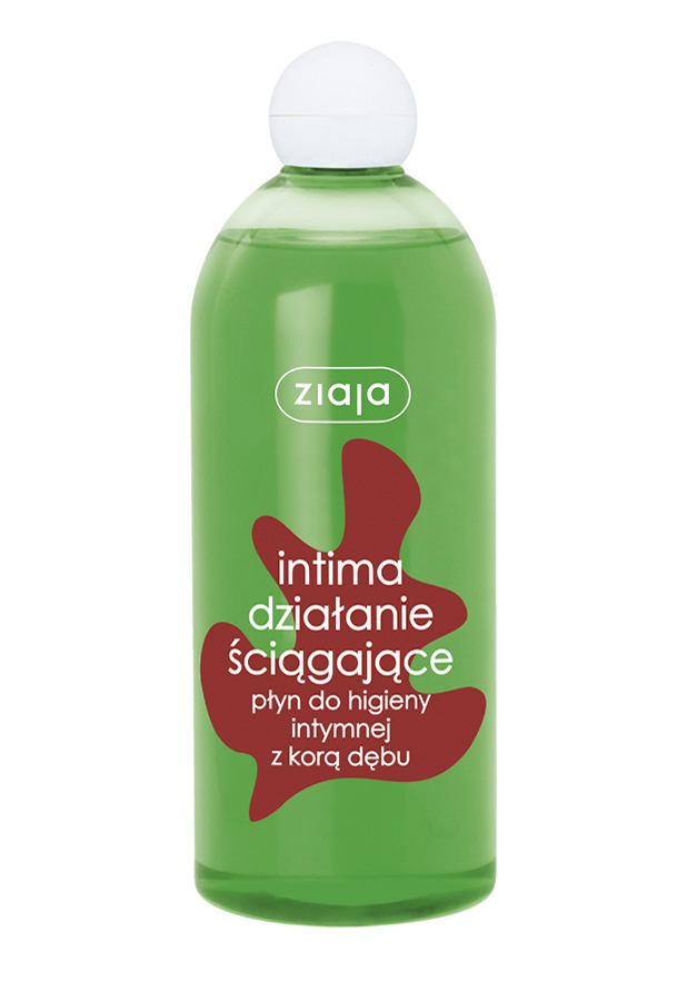 Ziaja Intima kora dębu delikatny płyn przeznaczony do higieny intymnej szczególnie w czasie menstruacji 500 ml zdjęcie