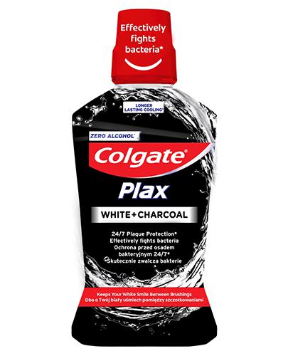 Colgate Plax White+Charcoal Płyn do płukania jamy ustnej  - 500 ml - cena, opinie, właściwości zdjęcie