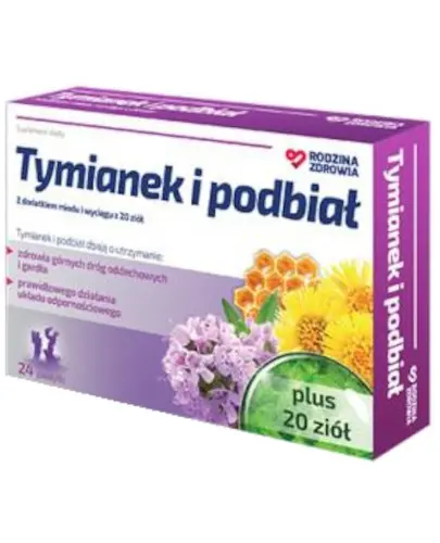 Rodzina Zdrowia Tymianek i podbiał 24 pastylki zdjęcie