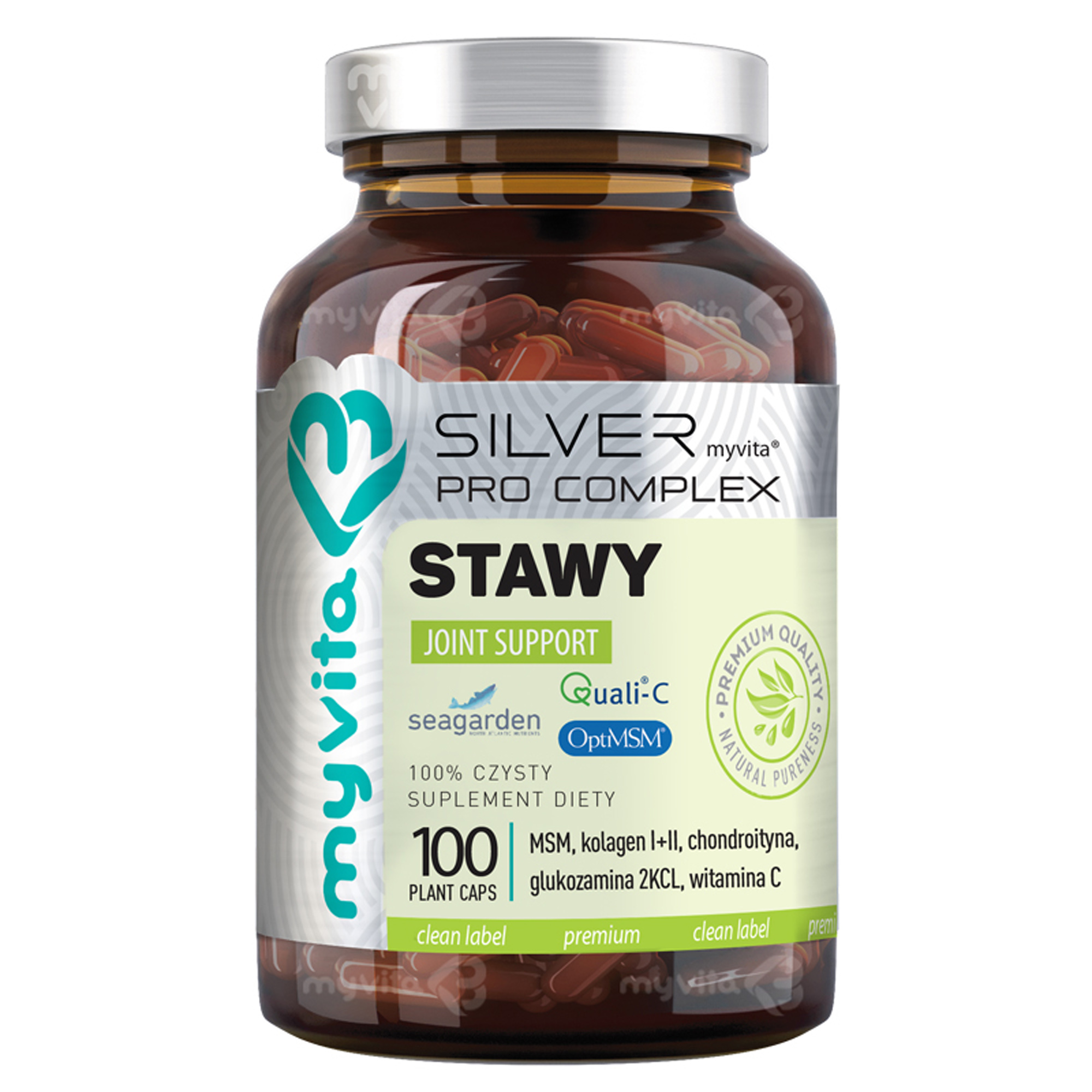 MyVita Silver Pro Complex Stawy - 100 kaps. - cena, opinie, dawkowanie zdjęcie
