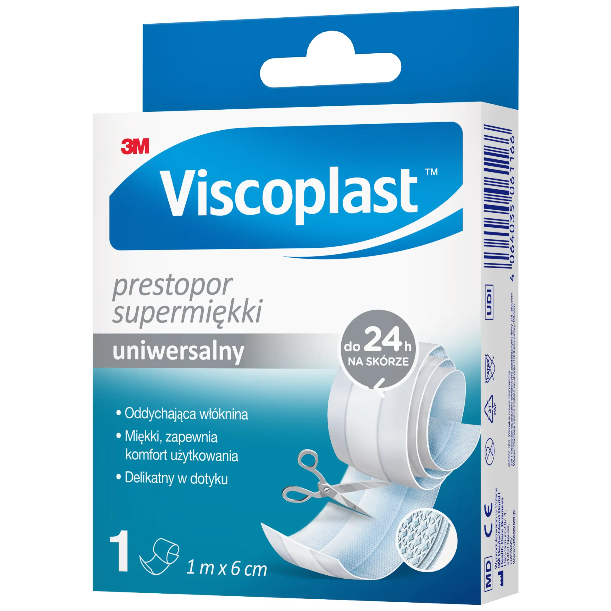 Viscoplast Prestopor supermiękki uniwersalny 1 m x 6 cm 1 sztuka