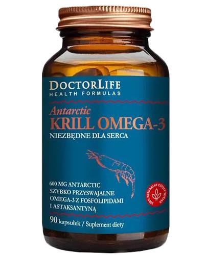 Doctor Life Antarctic Krill Omega-3 Odżywianie serca - 90 kaps. - cena, opinie, wskazania zdjęcie