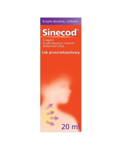 Sinecod, 5 mg/ml, krople doustne, 20 ml zdjęcie