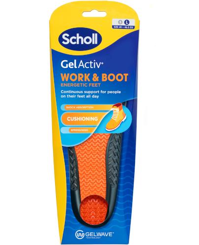Scholl GelActiv Work & boot Wkładki do butów męskie L 1 para zdjęcie